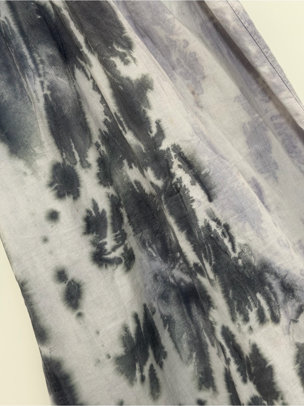 THML Gray Tie Dye Sleeveless Midi Dress Cotton Lined Size M Boho - Picture 4 of 11